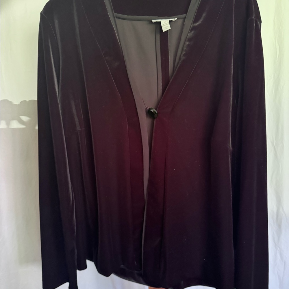 Black Velvet Cardigan & Skirt set